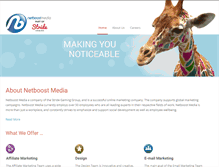 Tablet Screenshot of netboostmedia.com